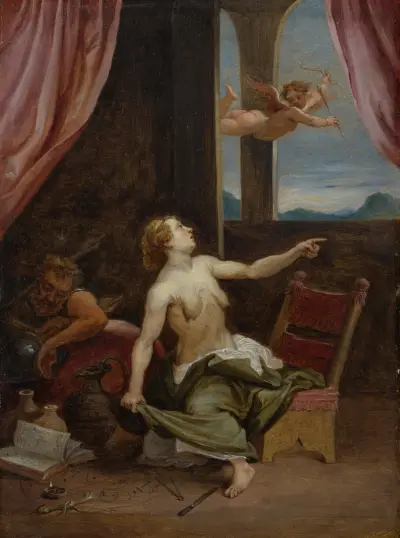Ålderdomen söker ungdomen av David Teniers The Younger