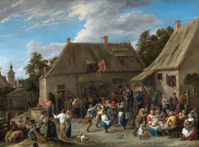 Peasant Kermis av David Teniers The Younger