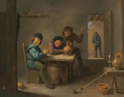 Bönder på krogen av David Teniers The Younger
