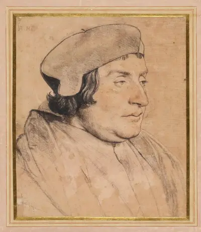 Portrait of a Scholar or Cleric av Hans Holbein The Younger