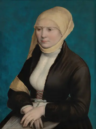 Portrait of a Woman from Southern Germany av Hans Holbein The Younger