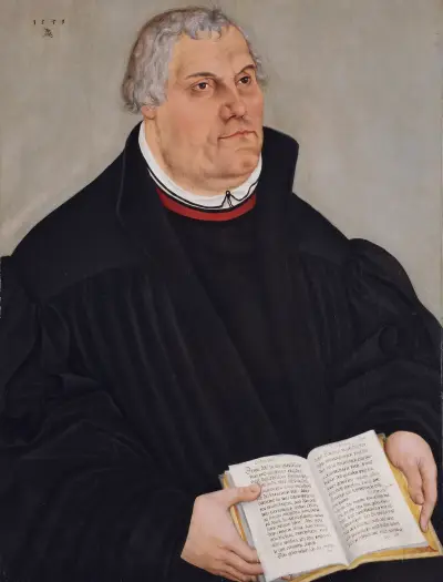 Portrait of Martin Luther, 1559 av Lucas Cranach the Younger