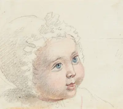 Rose Lory av Gabriel Lory the Younger