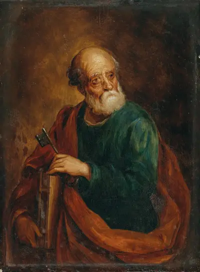 Sankt Petrus (efter Palma il Giovane) av David Teniers The Younger
