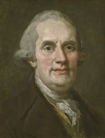 Självporträtt av Lorens Pasch the Younger