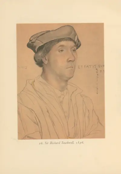 Sir Richard Southwell av Hans Holbein The Younger