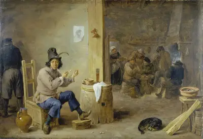 Rökare på ett värdshus av David Teniers The Younger