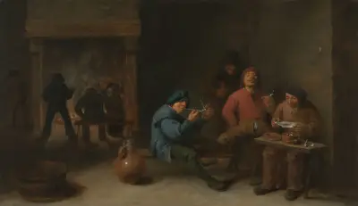 Rökare av David Teniers The Younger