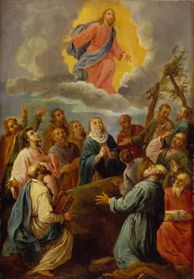 Kristi himmelsfärd (efter Leandro Bassano) av David Teniers The Younger