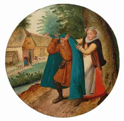 Der blaue Mantel von Pieter Brueghel The Younger