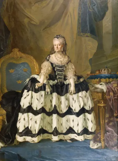 Änkedrottning Lovisa Ulrika av Sverige av Lorens Pasch the Younger