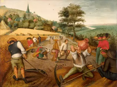 The Harvest, Allegory of Summer av Pieter Brueghel The Younger