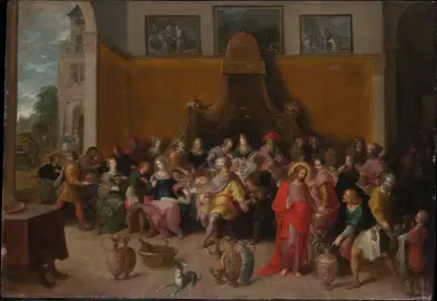 Bröllopet i Kana av Frans Francken the Younger