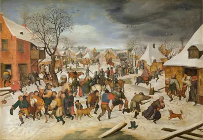 The Massacre of the Children at Bethlehem av Pieter Brueghel The Younger