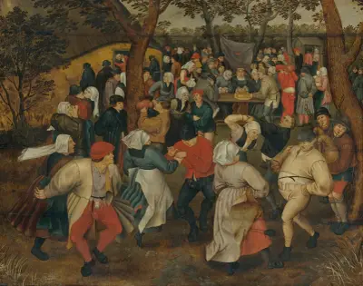 Das Hochzeitsfest im Freien von Pieter Brueghel The Younger