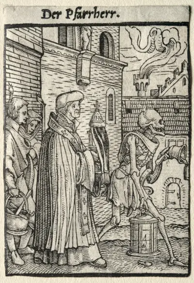 The Pastor av Hans Holbein The Younger