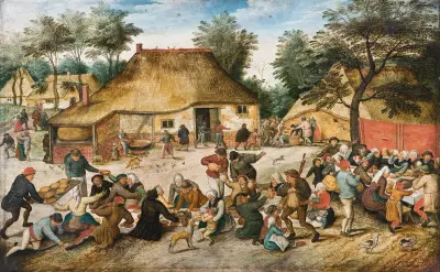 Die Bauernhochzeit von Pieter Brueghel The Younger