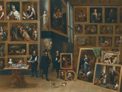 Konstgalleriet hos ärkehertig Leopold Vilhelm av David Teniers The Younger