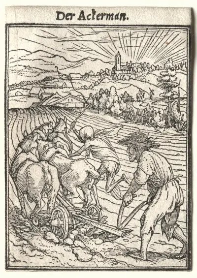 The Ploughman av Hans Holbein The Younger