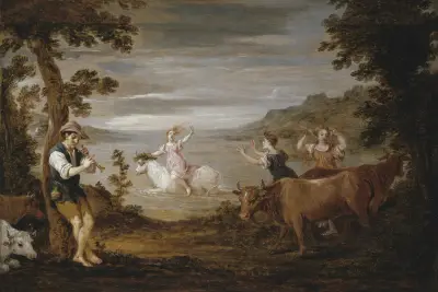 Der Raub der Europa, 1654 – Nr. 2 von David Teniers The Younger