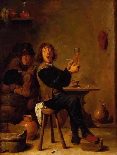 Rökaren av David Teniers The Younger