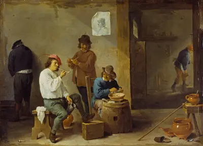 Rökarna av David Teniers The Younger