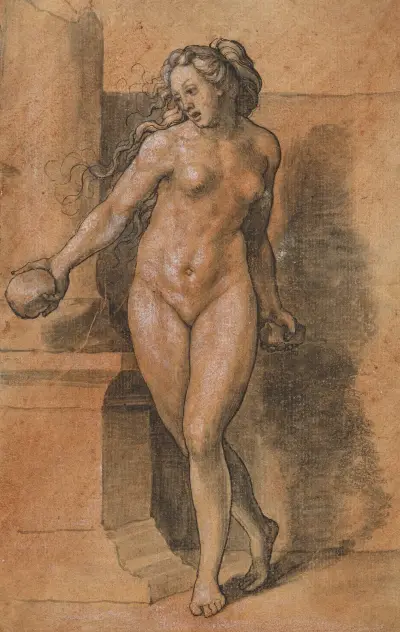 The so-called stone thrower av Hans Holbein The Younger
