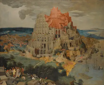 The Tower Of Babel av Pieter Brueghel The Younger