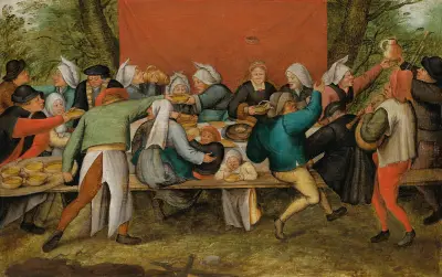 Das Hochzeitsfest von Pieter Brueghel The Younger