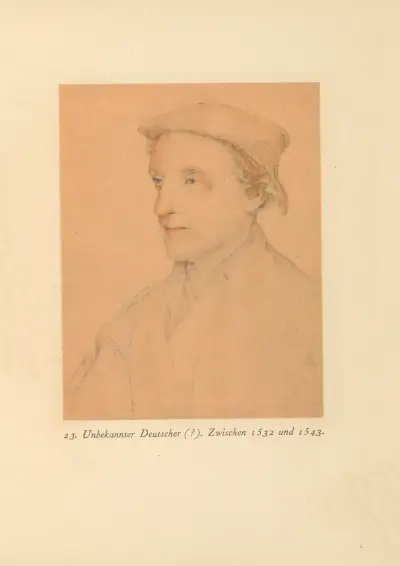 Unbekannter Deutscher av Hans Holbein The Younger