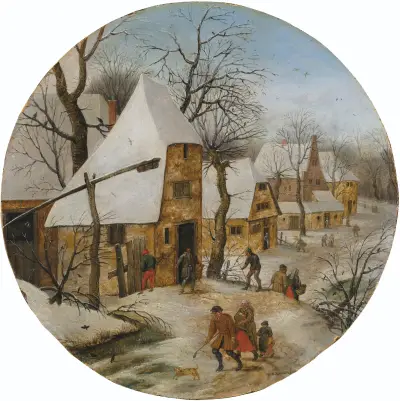Winter von Pieter Brueghel The Younger
