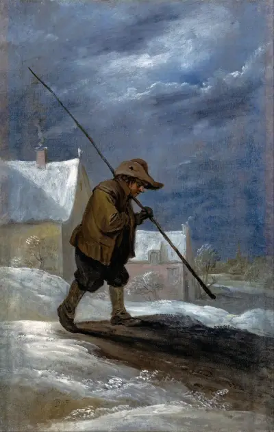 Vinter av David Teniers The Younger