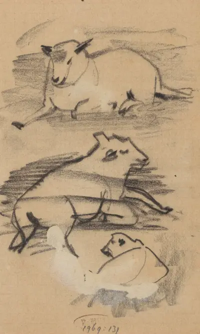 Tři studie ovce, Theo Nieuwenhuis