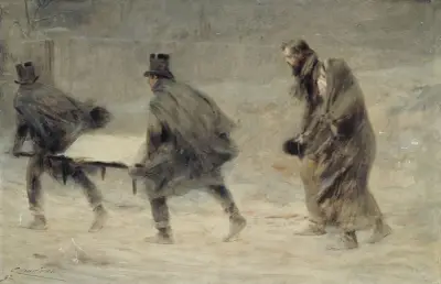L’enterrement av Théobald Chartran