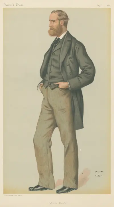 Politicians – Vanity Fair. ‘Anti-Rent’. Mr. Charles Stewart Parnell. 11 September 1880 av Théobald Chartran