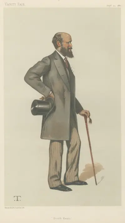 Politiker – Vanity Fair. 'South Hants.' Lord Henry John Montagu-Douglas-Scott. 24 september 1881 av Théobald Chartran