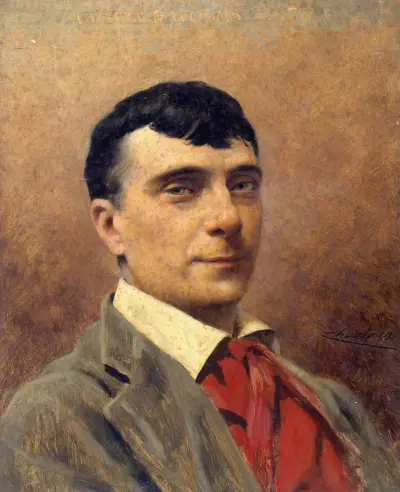 Portrait de Gustave Worms (1836-1910), sociétaire de la Comédie-Française av Théobald Chartran