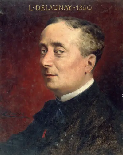 Portrait de Louis Delaunay père (1826-1903), sociétaire de la Comédie Française av Théobald Chartran