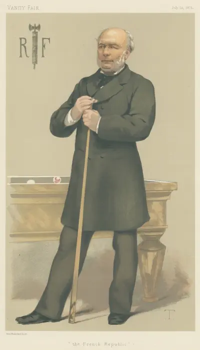 Sport, Miscellaneous Billiards; ‘The French Republic’, M. Jules Grevy, July 12, 1879 av Théobald Chartran