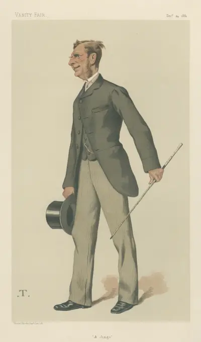 Vanity Fair; Military and Navy; ‘A Jingo’, Vice Admiral Sir John Commerell, December 24, 1881 av Théobald Chartran