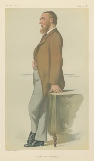 Mr. Leonard Henry Courtney, september 1880 av Théobald Chartran