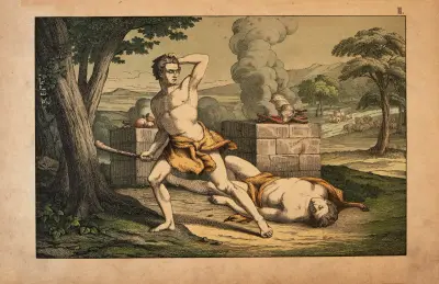 Cain and Abel av Theodor Eckardt