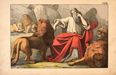 Daniel in the lion’s den av Theodor Eckardt