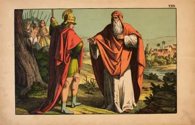 Rehoboam and the Prophet Shemaiah av Theodor Eckardt