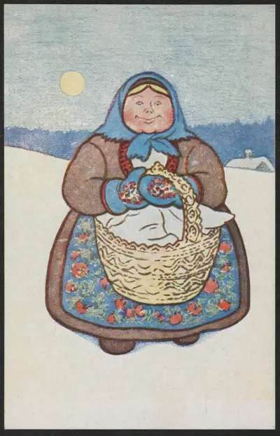 Julhustru av Theodor Kittelsen
