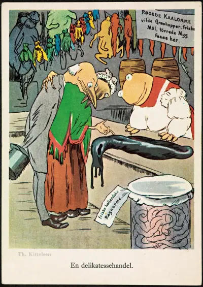 Eine Delikatessenhandlung von Theodor Kittelsen