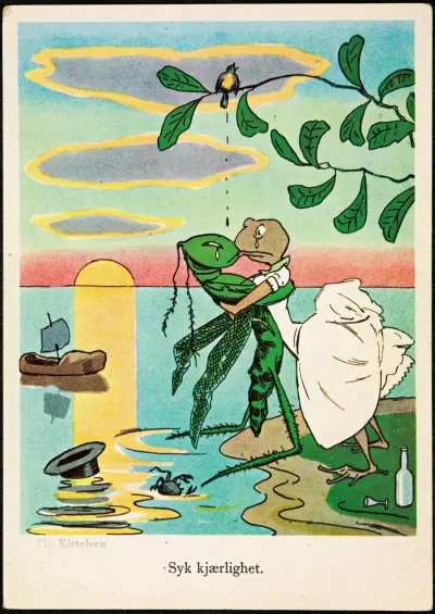 Kranke Liebe von Theodor Kittelsen