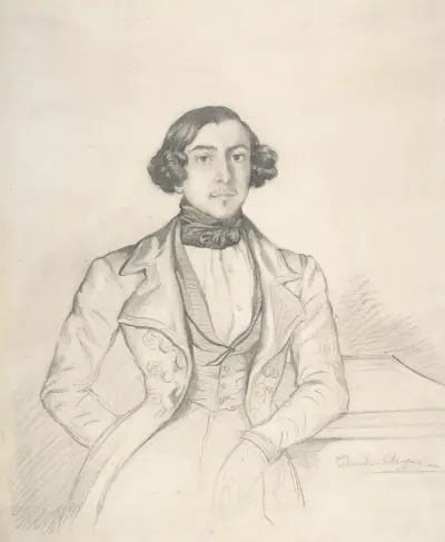 Count Philibert-Oscar de Ranchicourt av Théodore Chassériau