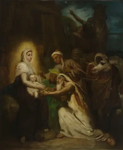 L’Adoration des Mages av Théodore Chassériau