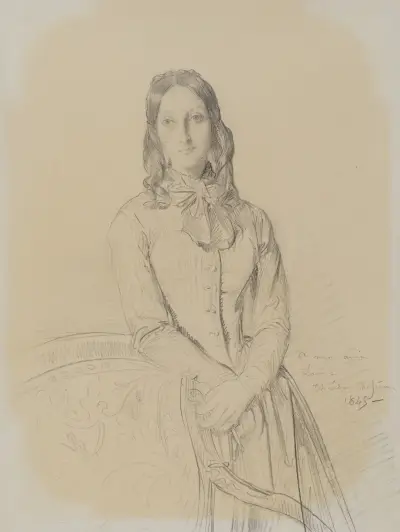 Portrait of Madame Ravaisson av Théodore Chassériau